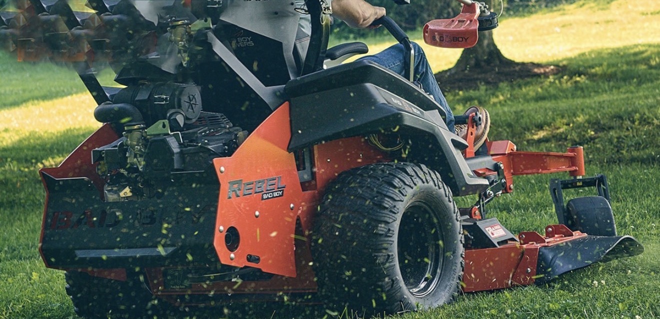 Legacy Lawn mower in action